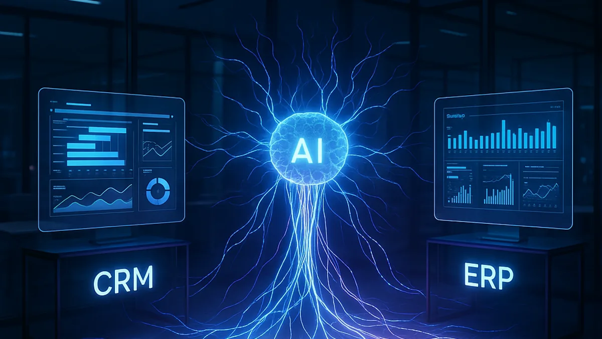 AI integracija s CRM in ERP sistemi: Popoln vodnik