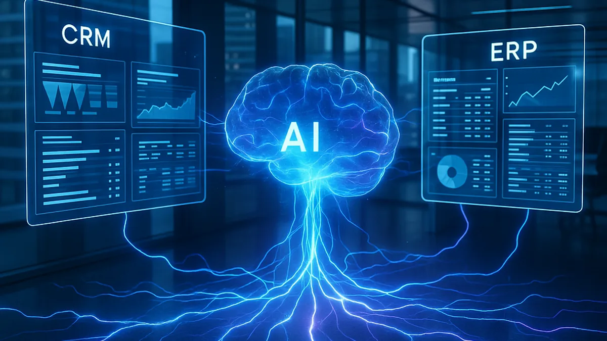 AI integracija s CRM in ERP sistemi: Popoln vodnik