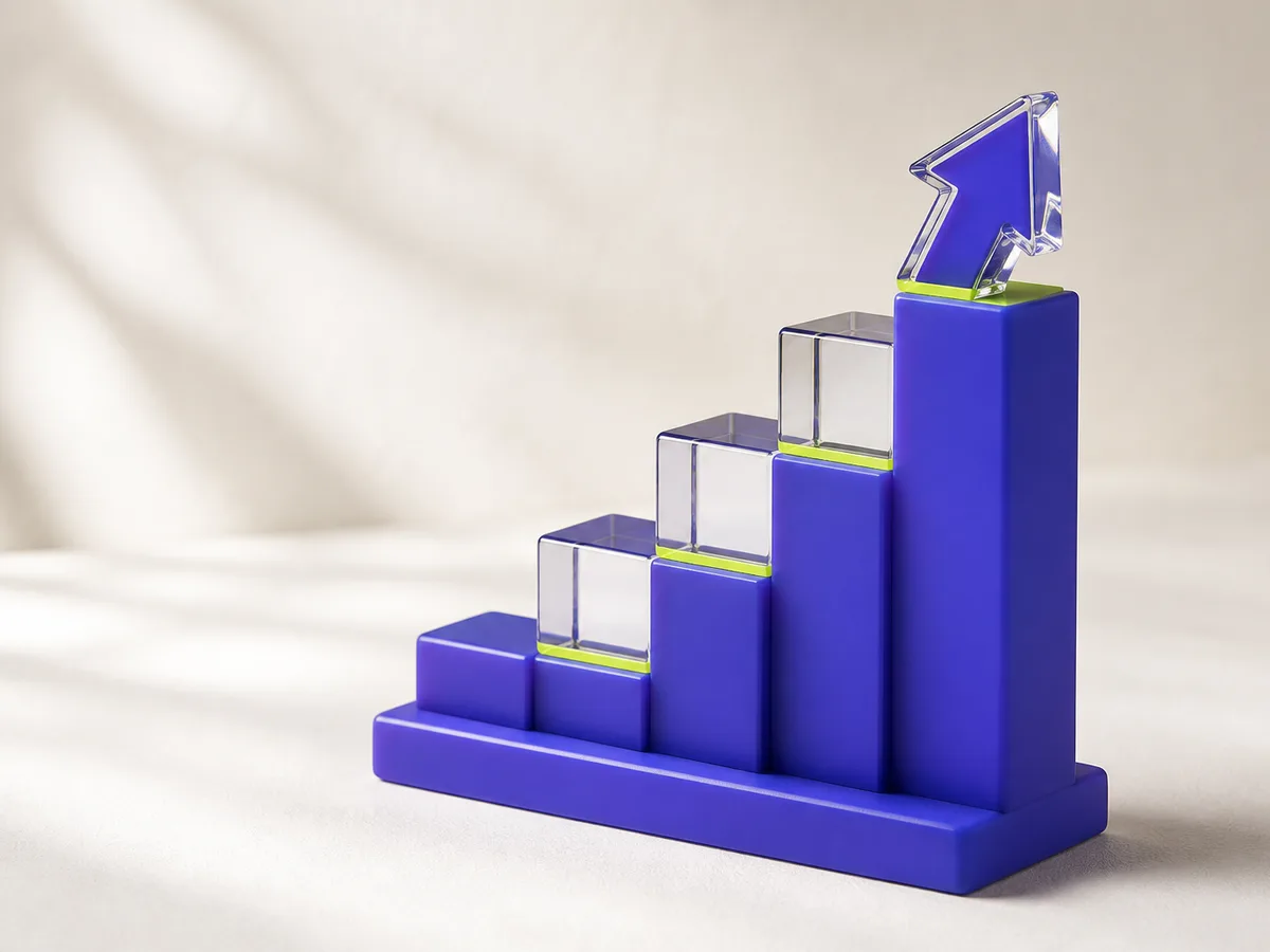 Cost and ROI breakdown for an AI implementation project shown as connected pilot, rollout, and scale pricing stages